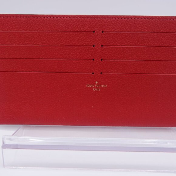 Louis Vuitton Pochette Félicie Empreinte Red Leather - Picture 11 of 13